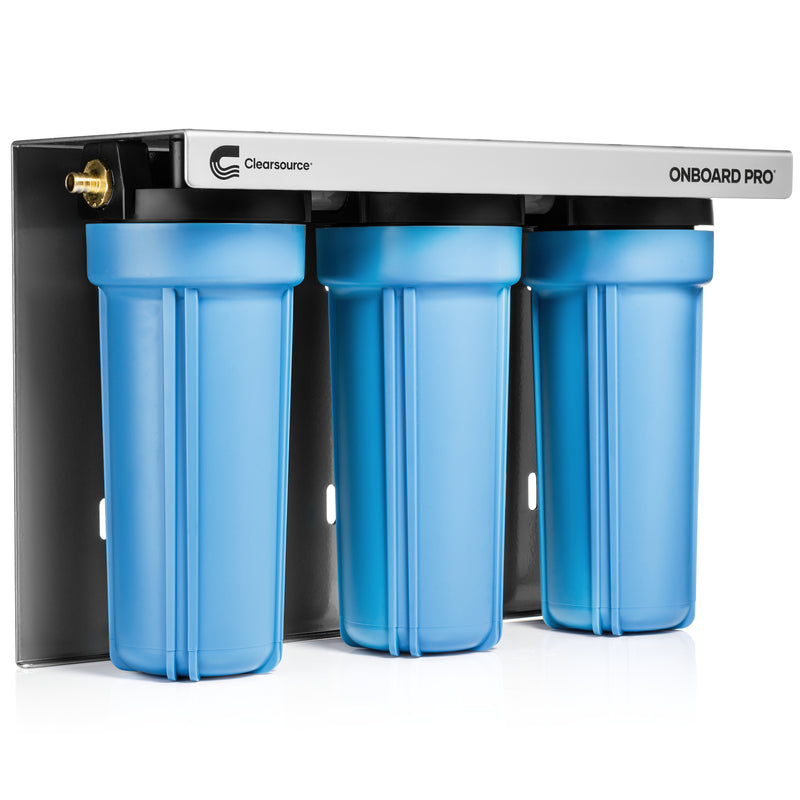 Clearsource Ultra Three Canister RV Water Filter System with VirusGuard