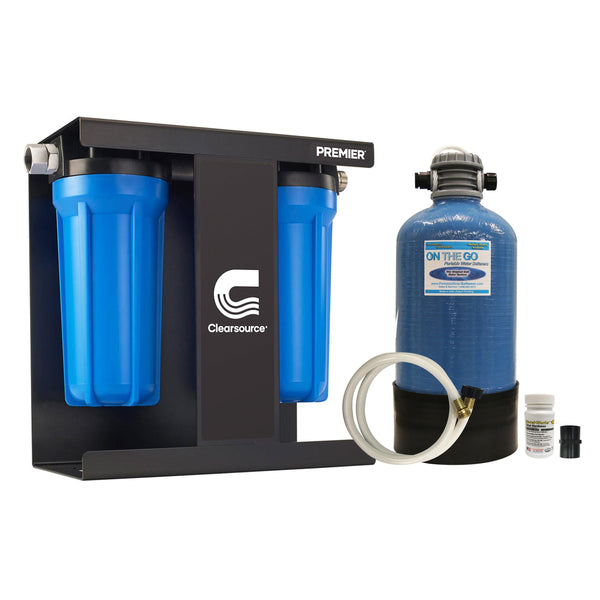 Clearsource 2 Canister and On The Go™ Double Water Softener Bundle